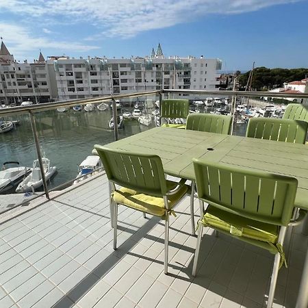 Precioso Piso Con Vista Al Canal Y Piscina En Roses Av-69 Buitenkant foto