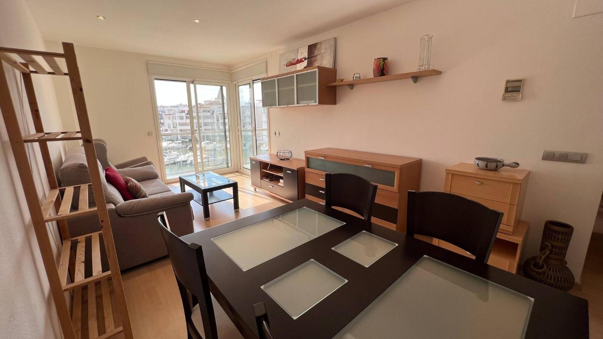 Precioso Piso Con Vista Al Canal Y Piscina En Roses Av-69 Buitenkant foto